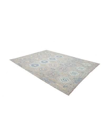 Tappeto Kilim Afghanistan beige grigio 219x294