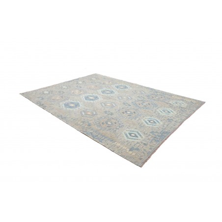 Tappeto Kilim Afghanistan beige grigio 219x294