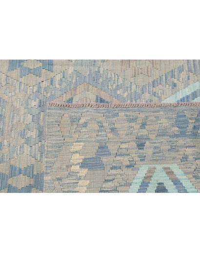 Tappeto Kilim Afghanistan beige grigio 219x294