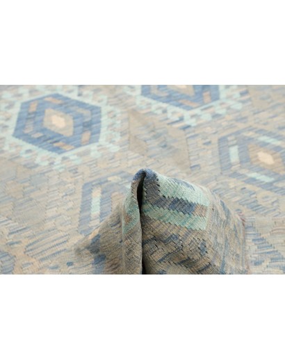 Tappeto Kilim Afghanistan beige grigio 219x294