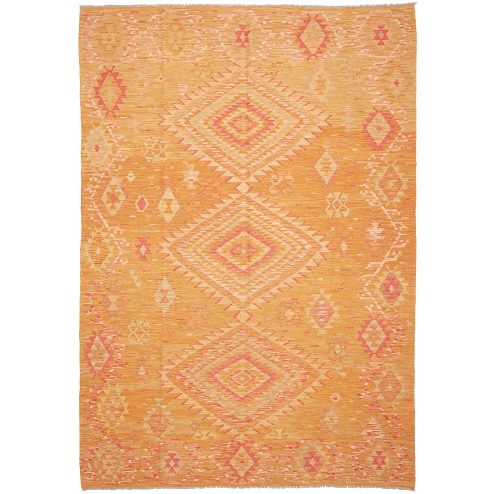 Tappeto Kilim Afghanistan marrone 203x301