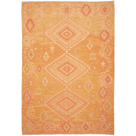 Tappeto Kilim Afghanistan marrone 203x301