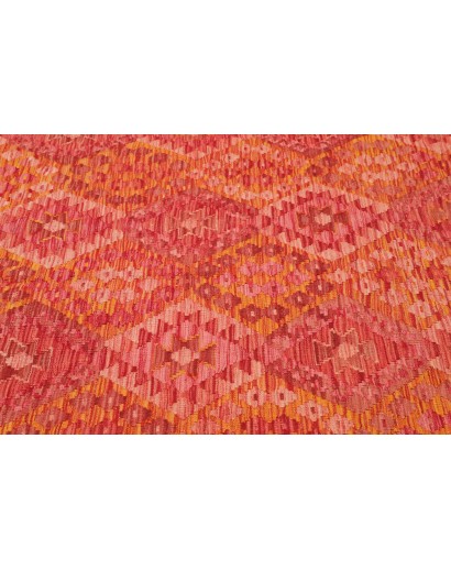 Tappeto Kilim Afghanistan rosso arancione 208x292