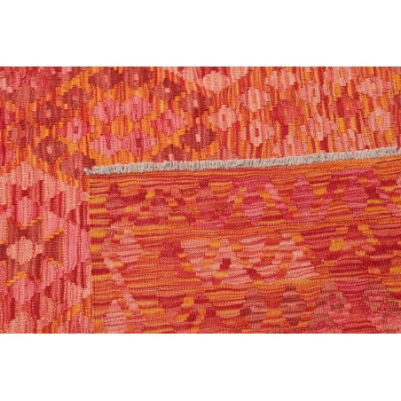 Tappeto Kilim Afghanistan rosso arancione 208x292