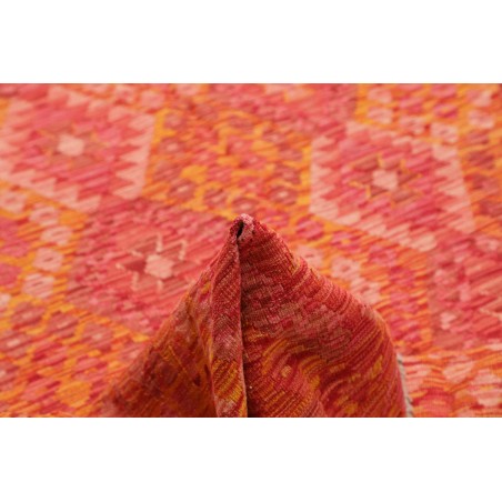 Tappeto Kilim Afghanistan rosso arancione 208x292