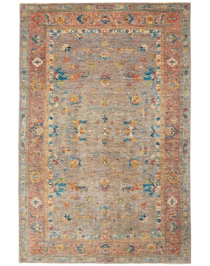 Tappeto Zigler Fine Pakistan marrone grigio 200x308