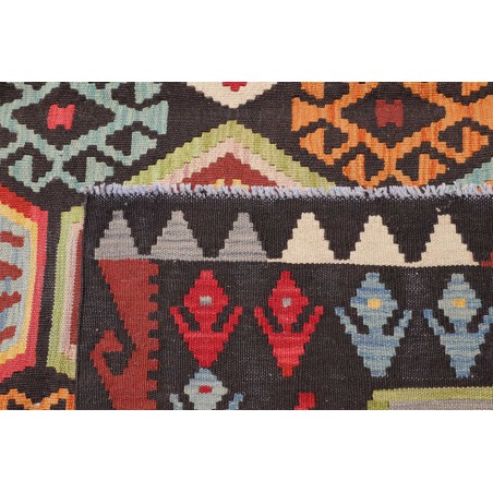 Tappeto Kilim Afghanistan grigio beige 206x290