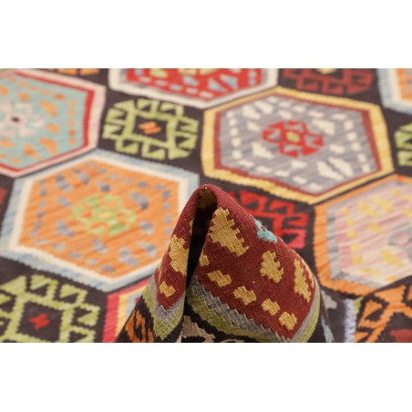 Tappeto Kilim Afghanistan grigio beige 206x290