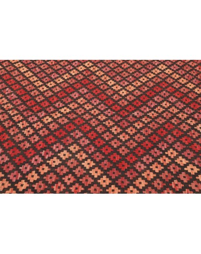 Tappeto Kilim Afghanistan grigio rosso 204x290