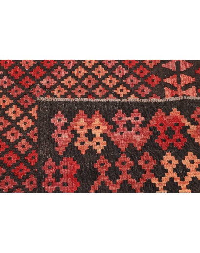 Tappeto Kilim Afghanistan grigio rosso 204x290