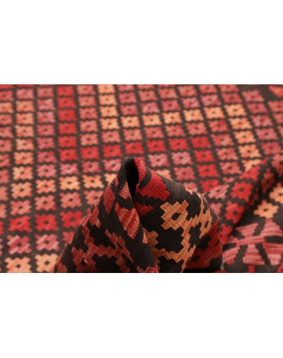 Tappeto Kilim Afghanistan grigio rosso 204x290