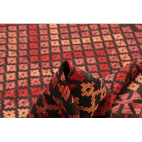 Tappeto Kilim Afghanistan grigio rosso 204x290