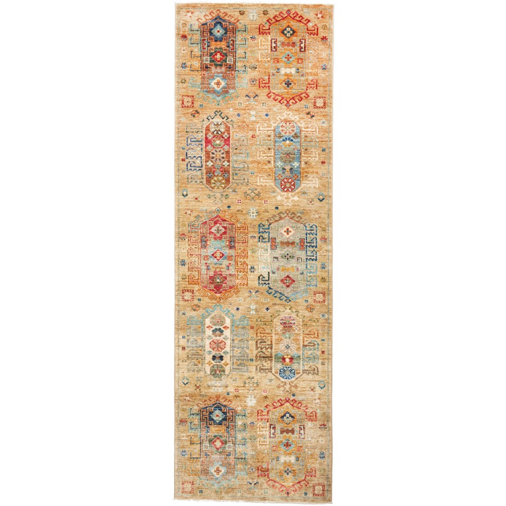 Tappeto Tribal Pakistan marrone 80x246 Tappeto Tribal Pakistan marrone 80x246