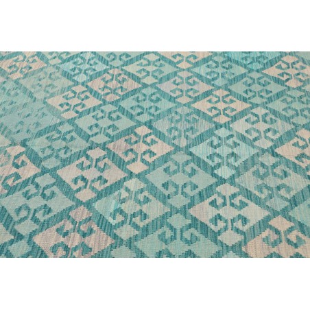 Tappeto Kilim Afghanistan azzurro beige 201x297