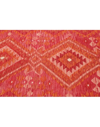 Tappeto Kilim Afghanistan rosso 200x291