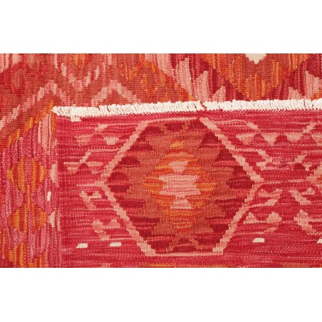 Tappeto Kilim Afghanistan rosso 200x291