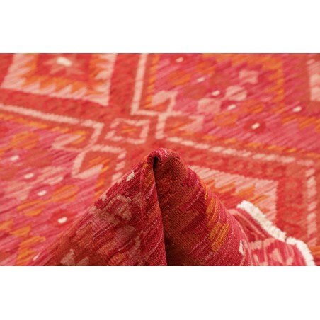 Tappeto Kilim Afghanistan rosso 200x291