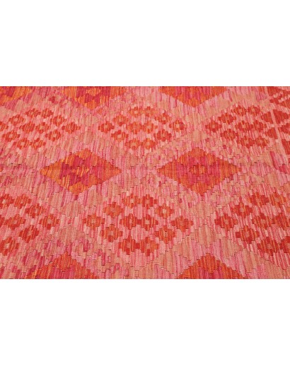 Tappeto Kilim Afghanistan rosso arancione 211x298