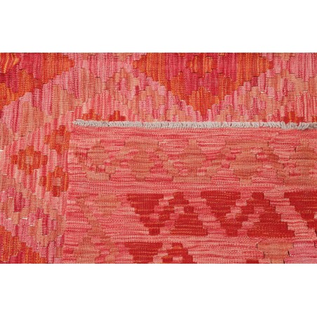 Tappeto Kilim Afghanistan rosso arancione 211x298