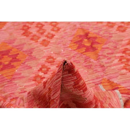 Tappeto Kilim Afghanistan rosso arancione 211x298