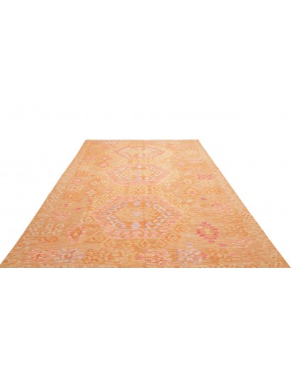 Tappeto Kilim Afghanistan marrone arancione 211x293