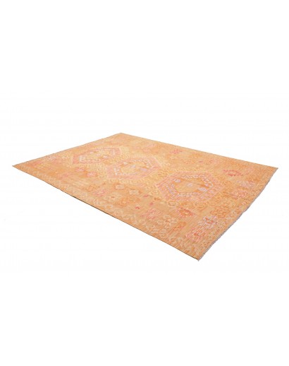 Tappeto Kilim Afghanistan marrone arancione 211x293