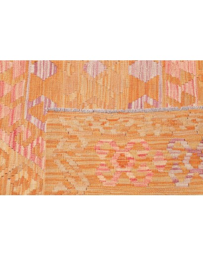 Tappeto Kilim Afghanistan marrone arancione 211x293