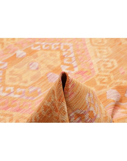 Tappeto Kilim Afghanistan marrone arancione 211x293