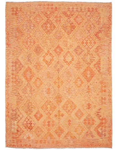 Tappeto Kilim Afghanistan arancione 215x289