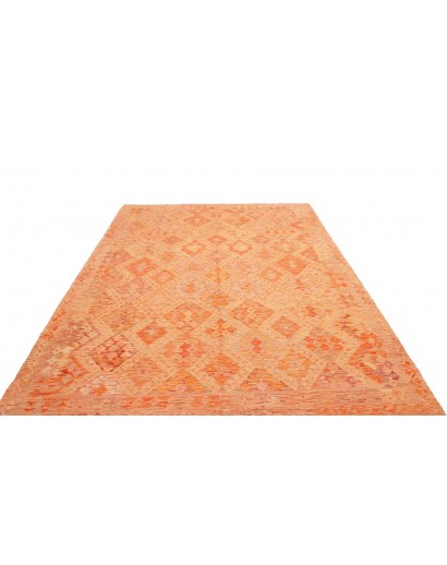 Tappeto Kilim Afghanistan arancione 215x289