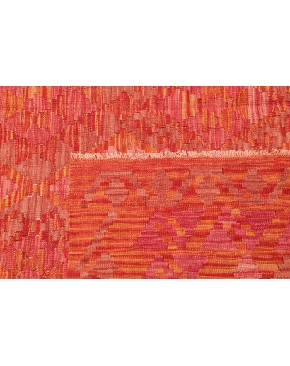 Tappeto Kilim Afghanistan rosso 204x295