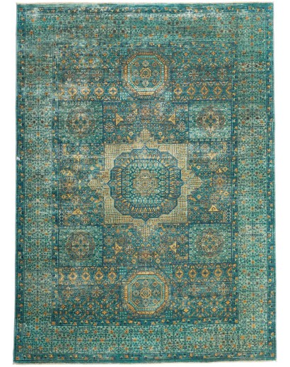 Tappeto Mamlouk Pakistan azzurro 169x233