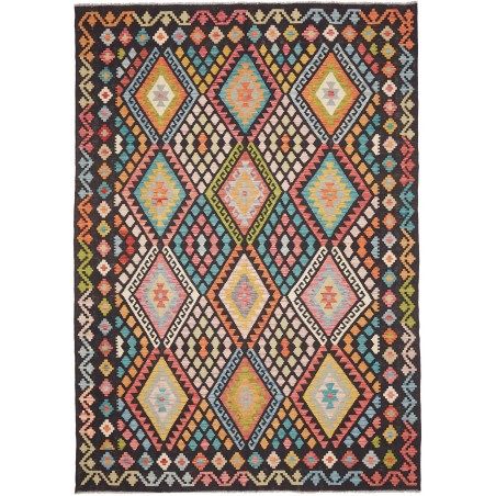 Tappeto Kilim Afghanistan marrone 210x296