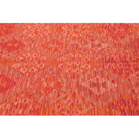 Tappeto Kilim Afghanistan rosso arancione 209x293