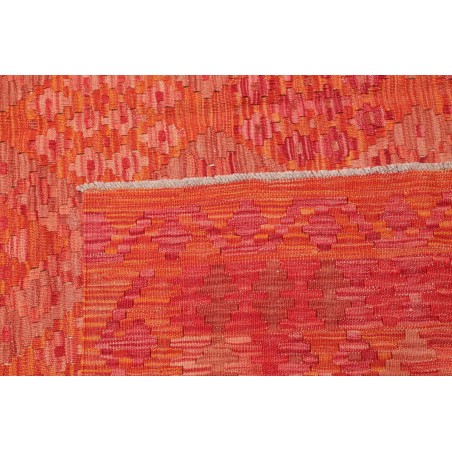 Tappeto Kilim Afghanistan rosso arancione 209x293