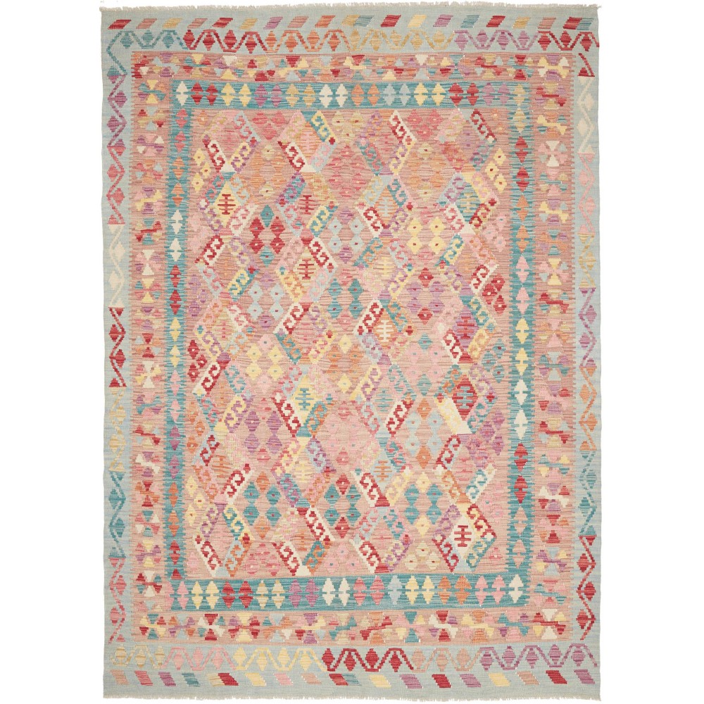 Tappeto Kilim Afghanistan marrone beige 204x275