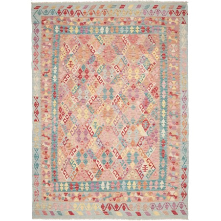 Tappeto Kilim Afghanistan marrone beige 204x275