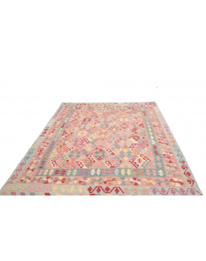 Tappeto Kilim Afghanistan marrone beige 204x275