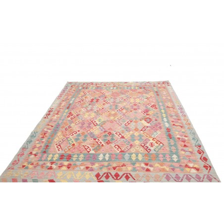 Tappeto Kilim Afghanistan marrone beige 204x275