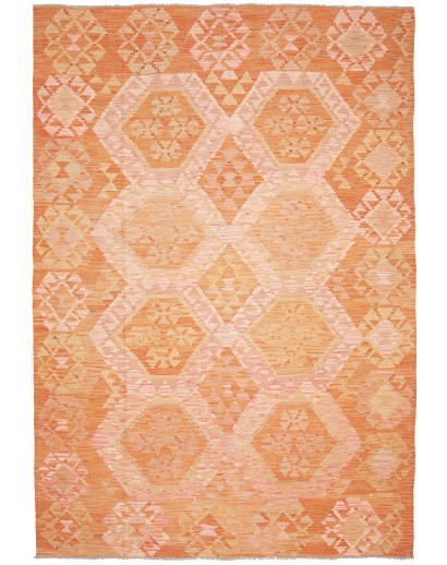 Tappeto Kilim Afghanistan marrone 199x291