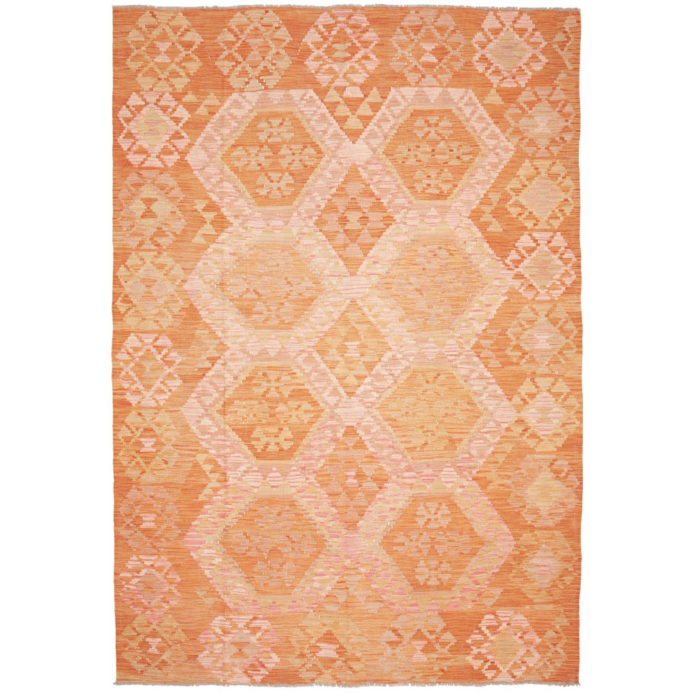 Tappeto Kilim Afghanistan marrone 199x291