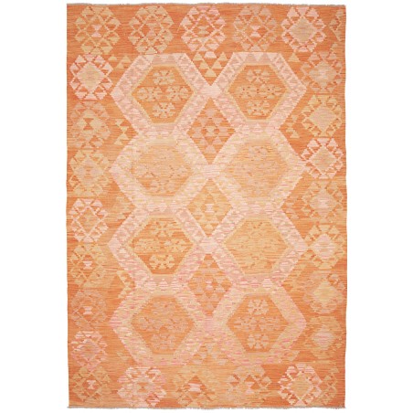 Tappeto Kilim Afghanistan marrone 199x291