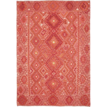 Tappeto Kilim Afghanistan rosso 205x291