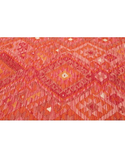 Tappeto Kilim Afghanistan rosso 205x291