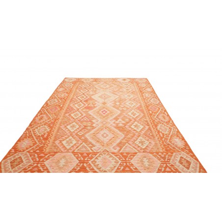 Tappeto Kilim Afghanistan marrone arancione 209x292