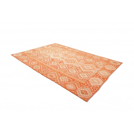 Tappeto Kilim Afghanistan marrone arancione 209x292