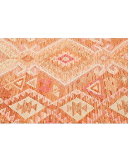Tappeto Kilim Afghanistan marrone arancione 209x292