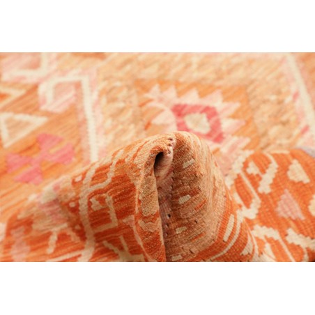 Tappeto Kilim Afghanistan marrone arancione 209x292