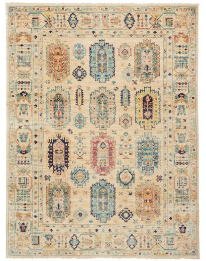 Tappeto Tribal Pakistan marrone 151x200