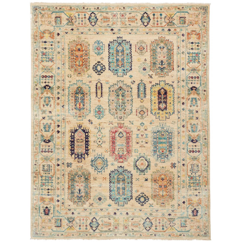 Tappeto Tribal Pakistan marrone 151x200 Tappeto Tribal Pakistan marrone 151x200